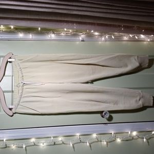Women's Aerie pastel mint sage green yellow jogger XS